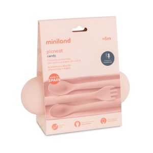 Set de cubiertos infantiles picneat Candy Miniland