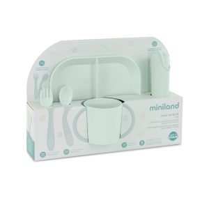 Vajilla infantil para BLW meal set Mint Miniland