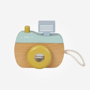 Cámara de fotos de madera Verde Saro