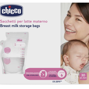 Bolsas conservación leche materna 30U Chicco