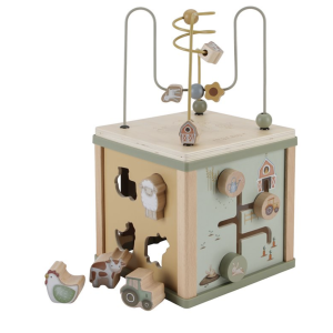 Cubo de actividades Little Farm. Little Dutch