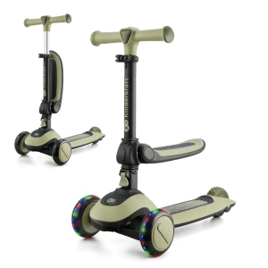 Bicicleta de equilibrio y patinete de tres ruedas HALLEY. Kinderkraft