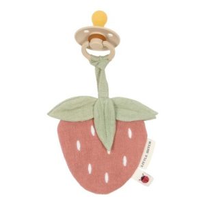 Chupetero muselina fresa Little Dutch