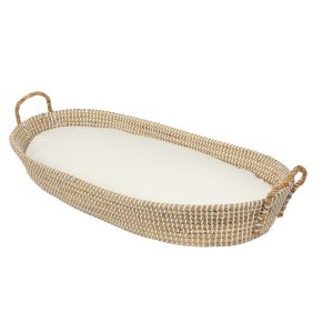 Cesto cambiador mimbre con colchón Bimbidreams