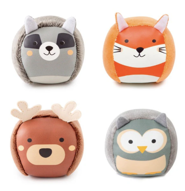 Dooballs - Juegos de 4 bolas de peluches Bosque