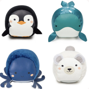 Dooballs - Juegos de 4 bolas de peluches Oceano