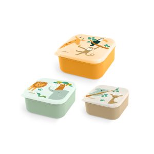 x3 cajitas snack Jungle Miniland