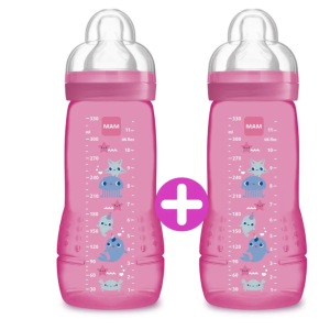 Pack 2 Biberones Easy Active 330ml Deep Ocean MAM