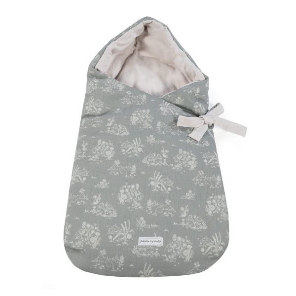 Saco capucha Toile de Jouy. Pasito a Pasito