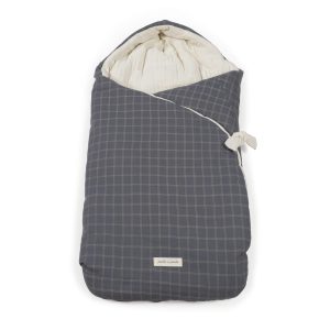 Saco capucha Tartan. Pasito a Pasito
