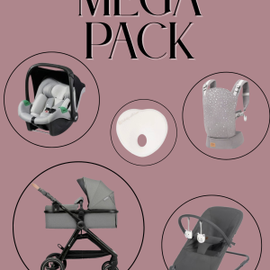Mega Pack: Carro Esme 3 en 1 Kinderkraft, Hamaca bebeconford, Mochila Nino Kinderkraft y Almohada Plagiocefalia de Regalo