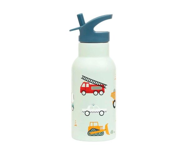 Botella Térmica Acero Vehicles 350ml.Little Dutch