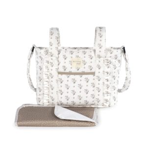 Bolsa Crossbody Botton Flores Walking Mum