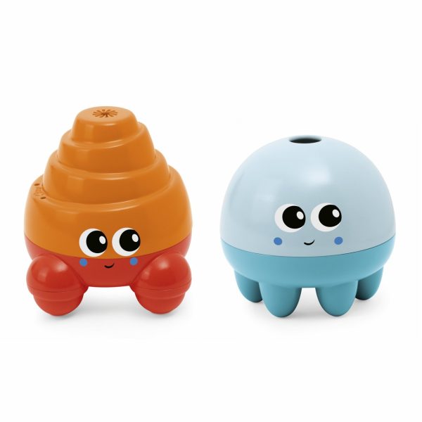 Juguetes De Baño: Cangrejo Ermitaño Y Pulpo