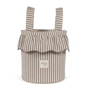 Bolso Bucket Rayas   Praliné