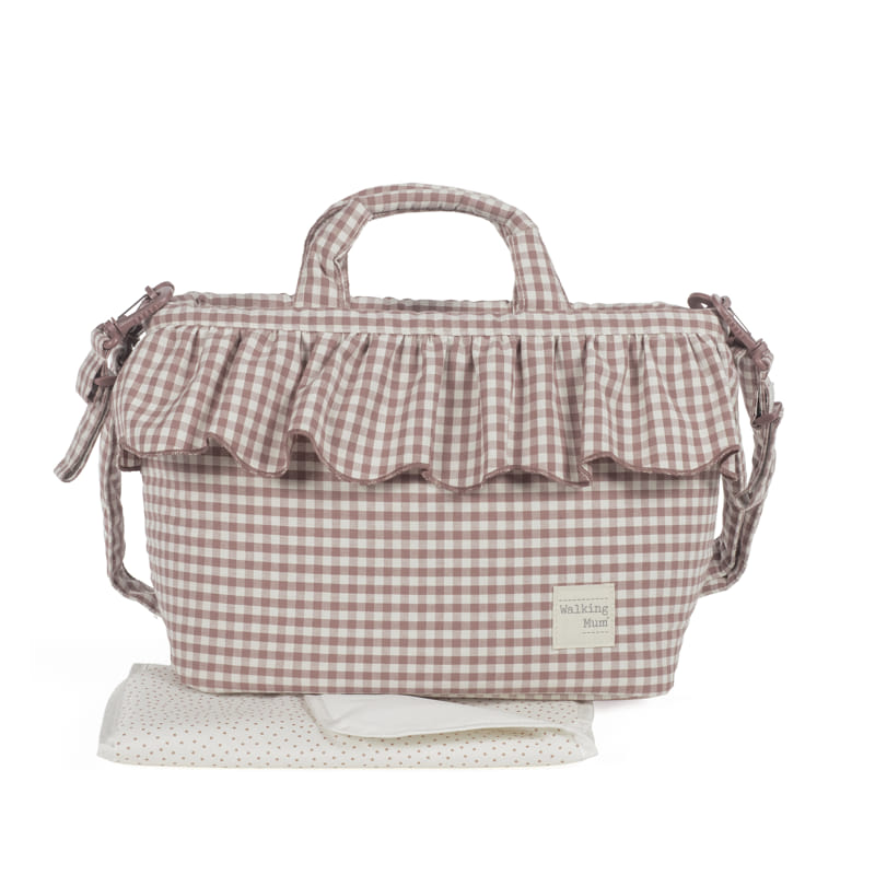 Bolsa Canastilla Volantes Praliné