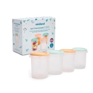 Set 4 hermisized 250ml Dreamland Miniland