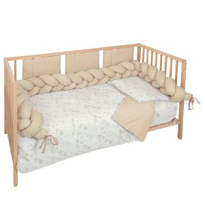 Trenza Protector de Cuna Textures Bimbidreams