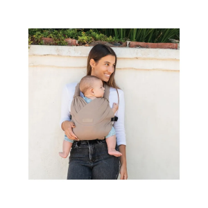 Fular Elástico Preanudado Moby Duet  Beige Quokkababy