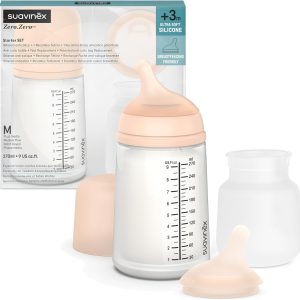 Set biberon zero 270ml TM+TET+Bolsa  Suavinex