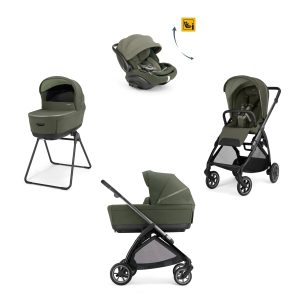Carrito Electa QUATTRO con silla de coche RECLINABLE Inglesina