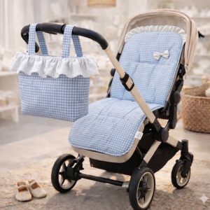 Set Colchoneta  Y Bolso de Volante