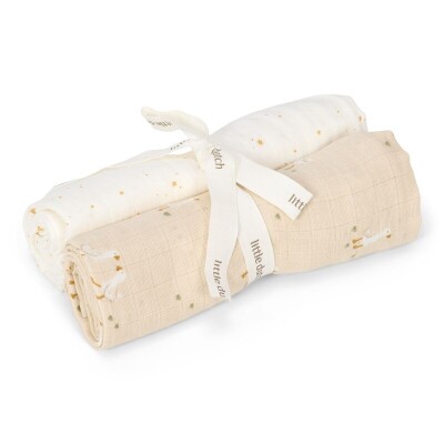 Pack 2 Muselinas 70x70 Newborn Little Dutch
