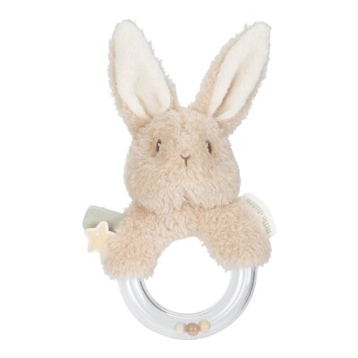 Sonajero de conejo con anillo Newborn Little Dutch