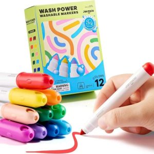 Rotuladores extra lavables WASH POWER 12 ud. Jarmelo