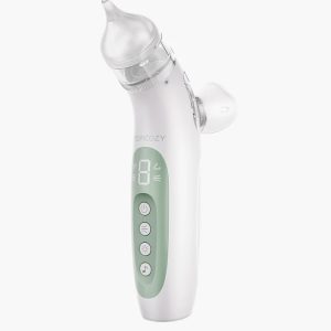Aspirador nasal eléctrico 2 en 1 Momcozy con spray y succión. Momcozy