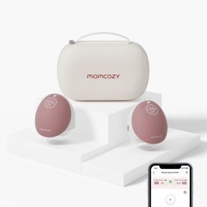 Sacaleches portátil M9 Doble con bombeo inteligente Momcozy
