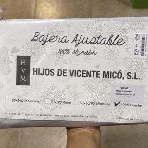 Bajera protector impermeable 100% Algodón DPEQUES